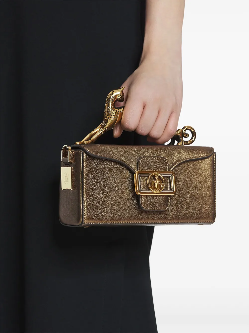 Shop Lanvin Pencil Cat Mini Bag