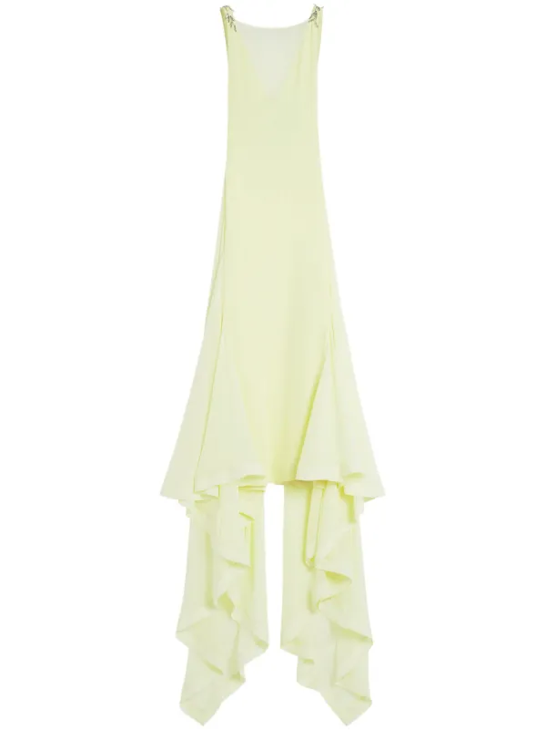 Lanvin Silk Gown in Yellow