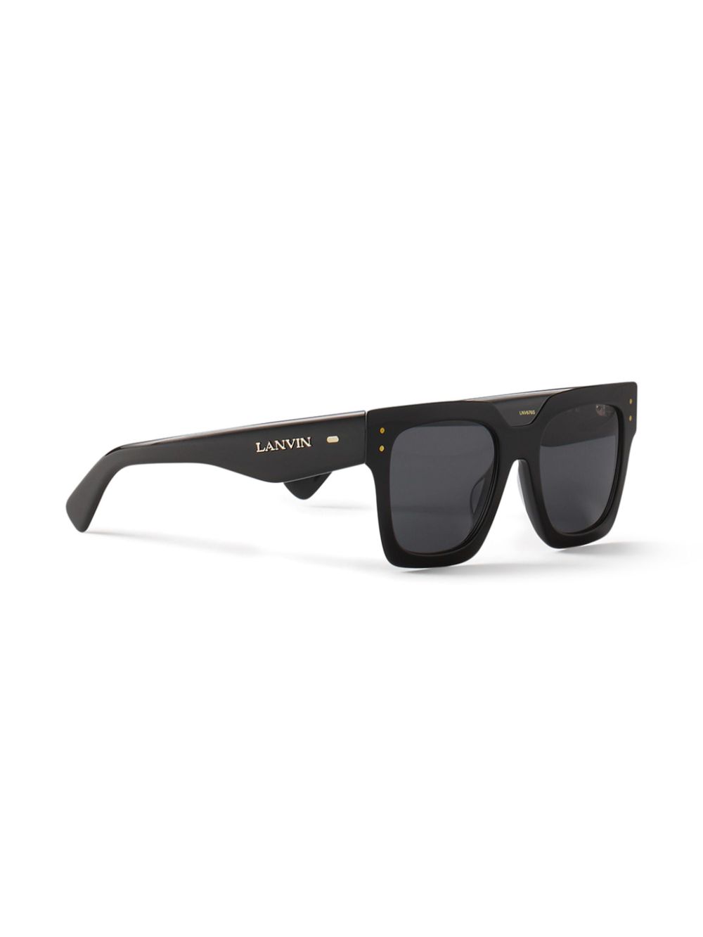 Lanvin wayfarer-frame sunglasses - Zwart