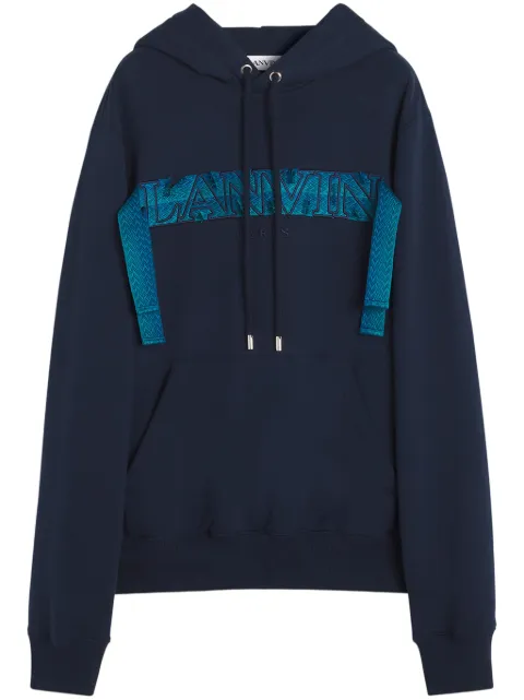Lanvin Curb-lace hoodie