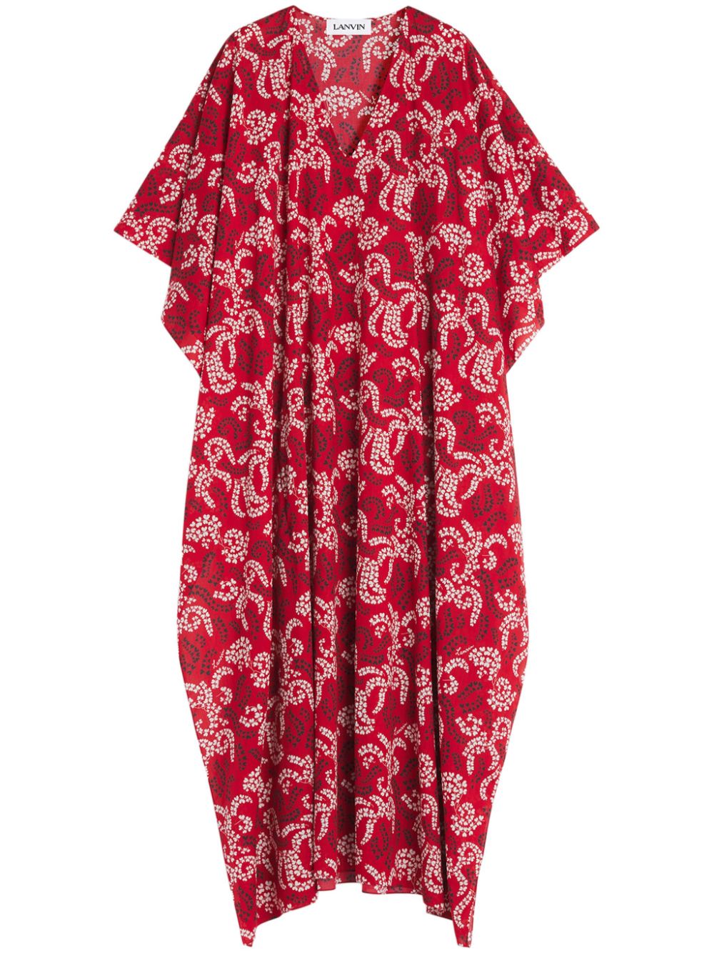 floral-print kaftan