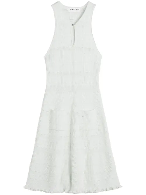 Robe nervurée à coupe mi-longue - Lanvin - Modalova