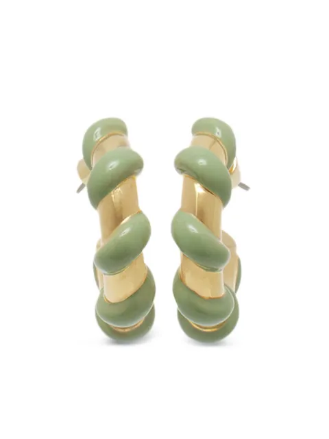 Lanvin twist hoop earrings