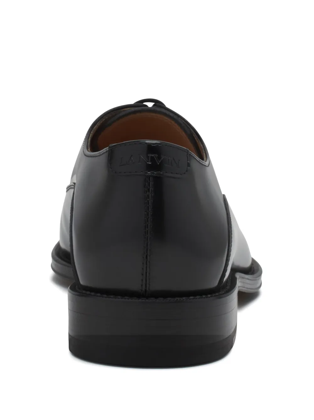 Lanvin leather Oxford shoes Black