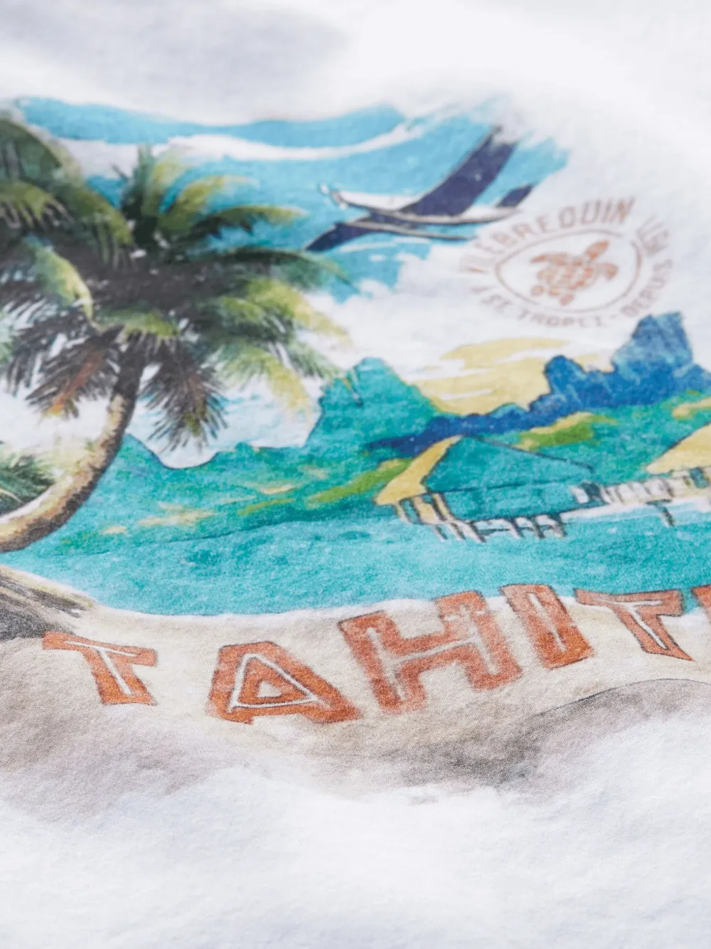 Vilebrequin Kids Tahiti T-shirt Wit