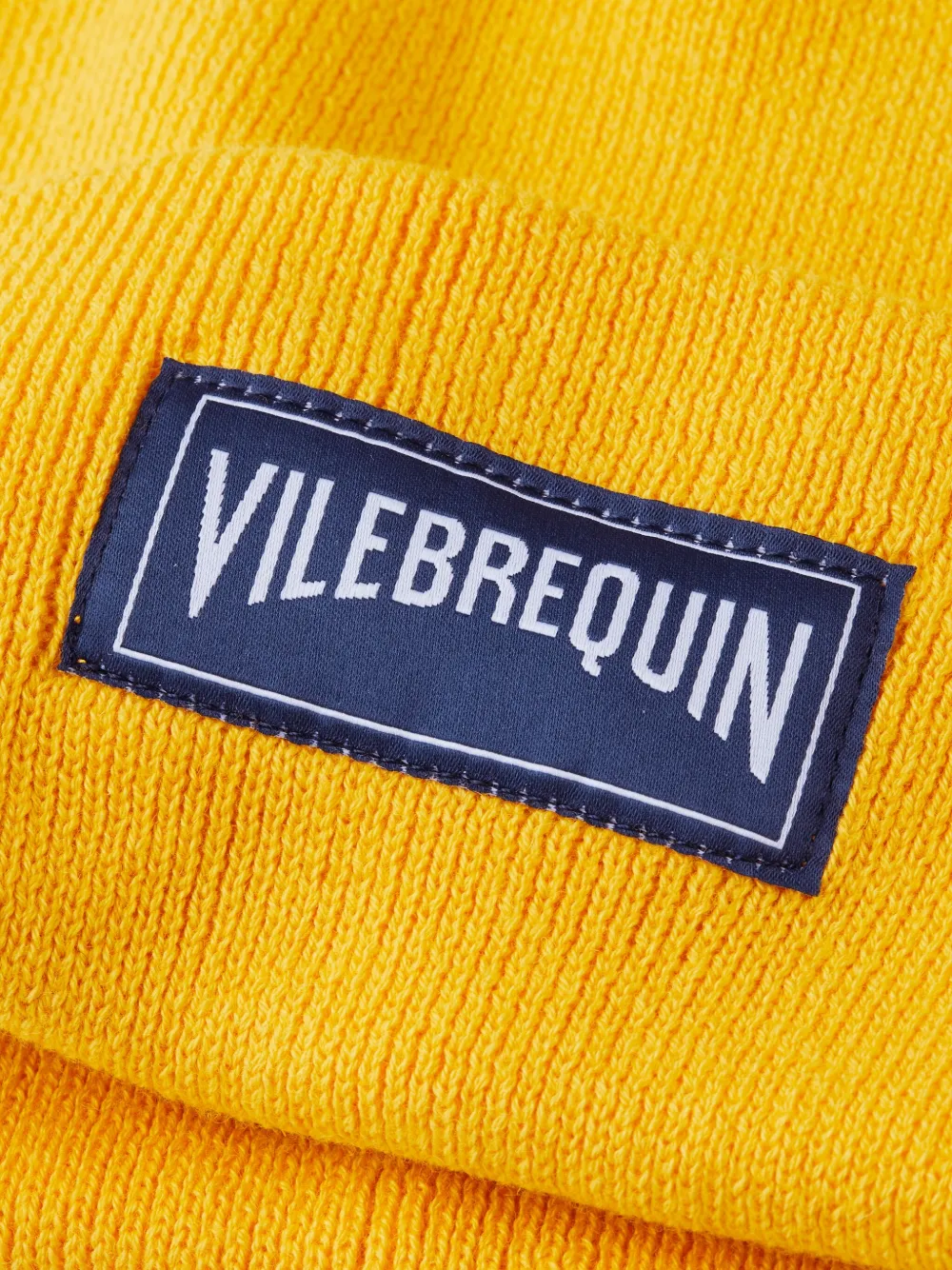 Vilebrequin Kids Muts met logopatch Oranje
