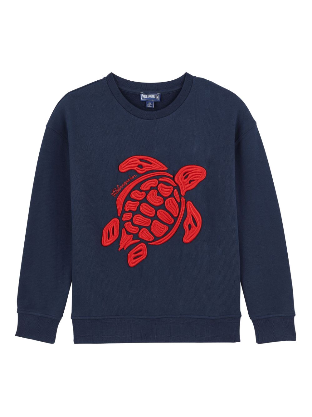 Vilebrequin Kids logo-embroidered sweatshirt - Blue