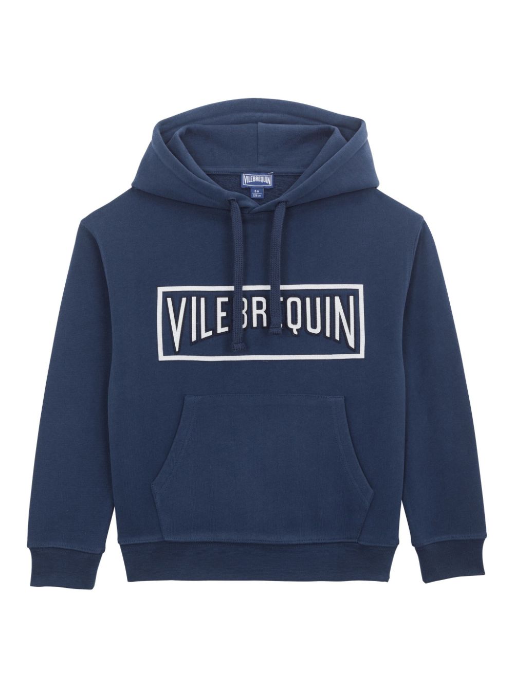 Vilebrequin Kids 3D logo-embroidered hoodie - Blue