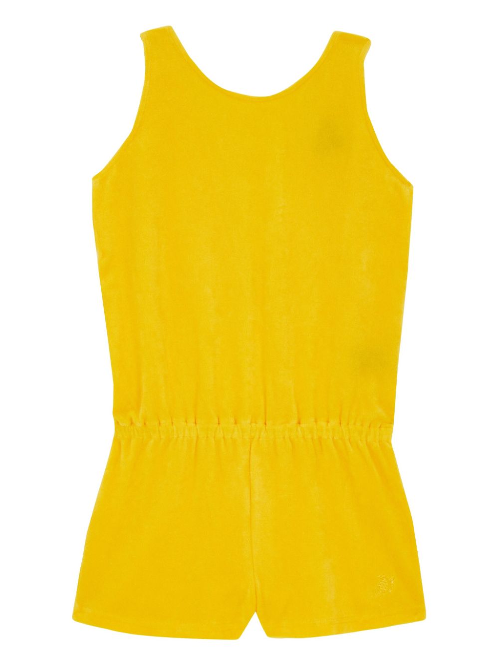 Vilebrequin Kids V-neck playsuit - Yellow