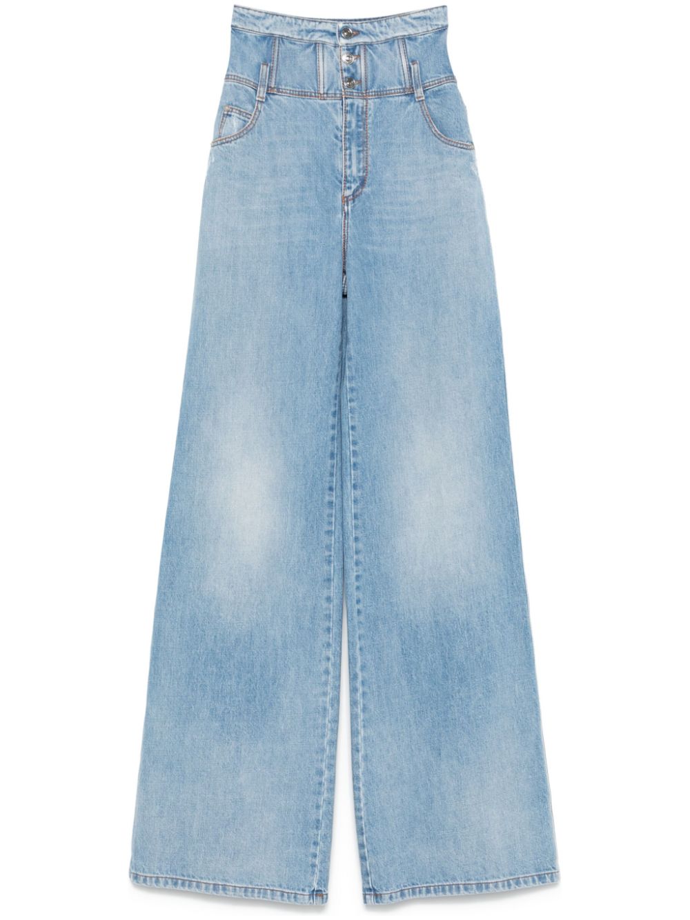 high-rise jeans