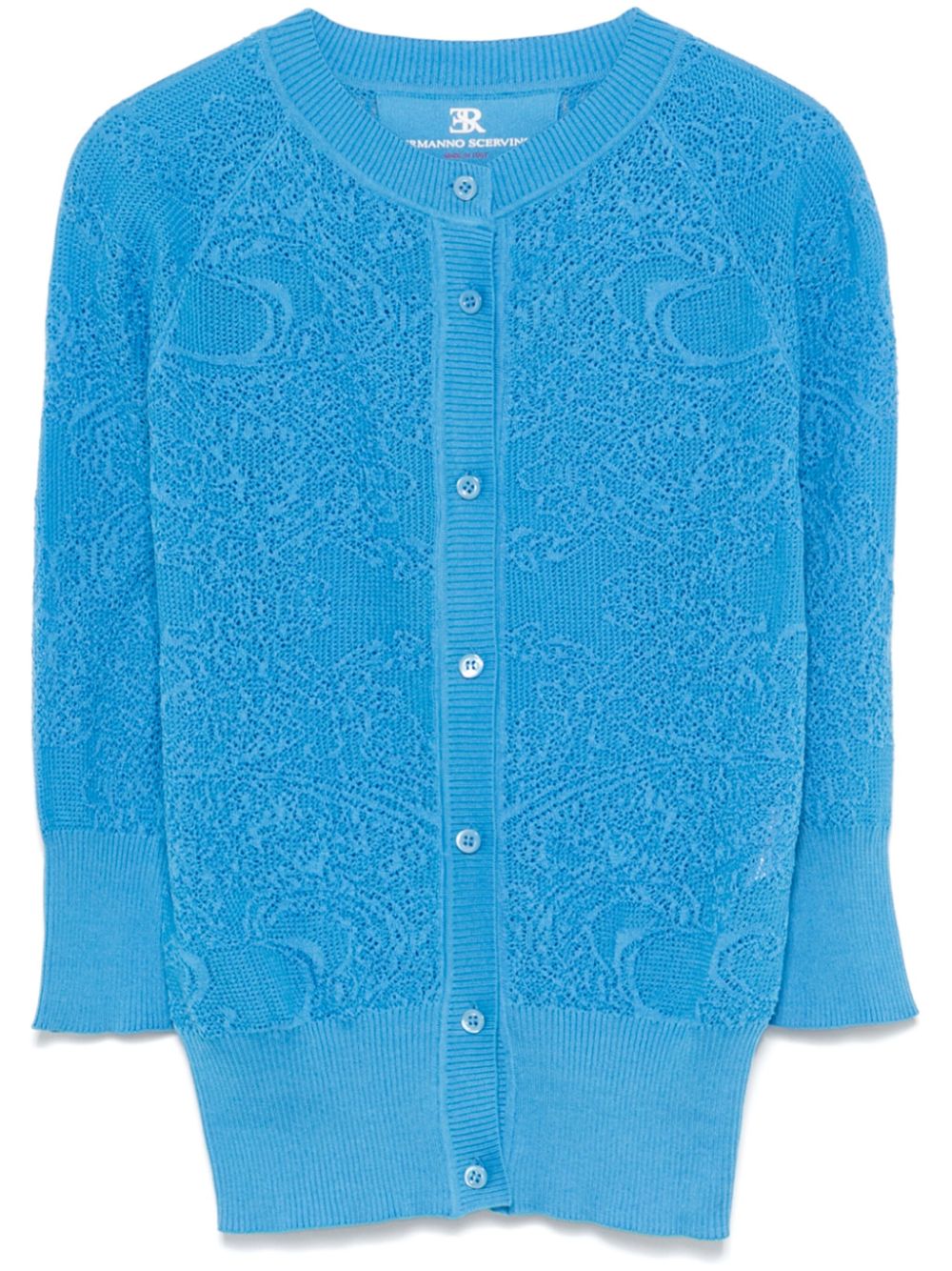 Ermanno Scervino lace cardigan - Blue