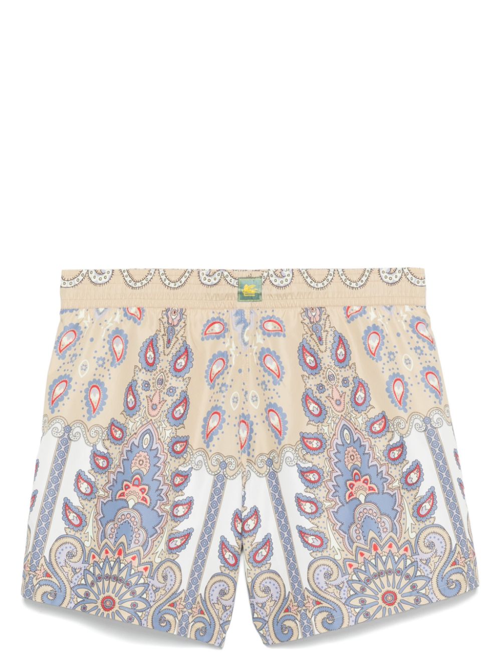 ETRO paisley-print swim shorts - Groen