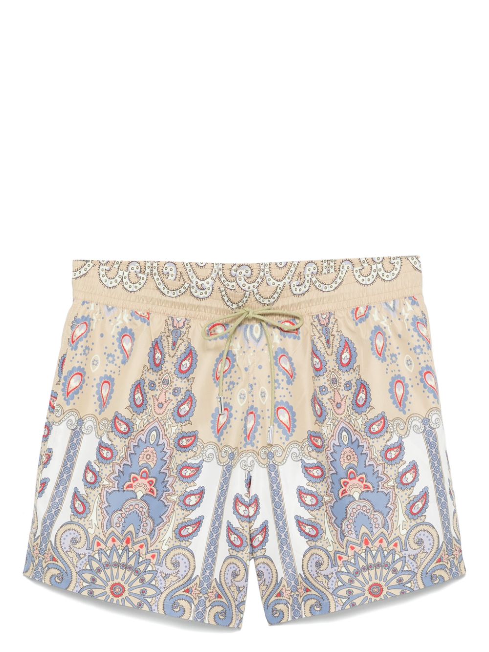 paisley-print swim shorts