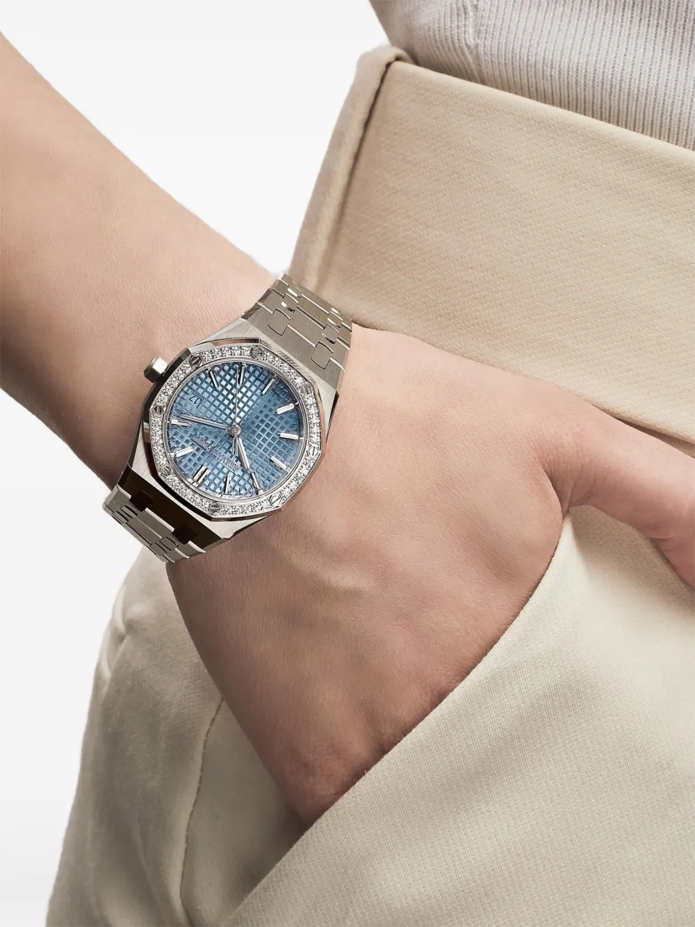 Audemars Piguet 2024 ロイヤルオーク 34mm | ブルー | FARFETCH JP