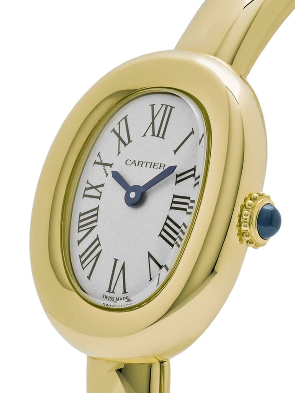 Cartier 2024 ongedragen Baignoire 24,6 mm horloge - Wit