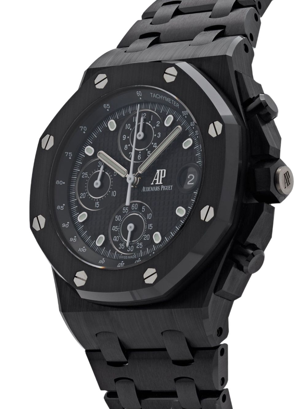 Audemars Piguet 2021 pre-owned Royal Oak Offshore 42 mm horloge - Zwart