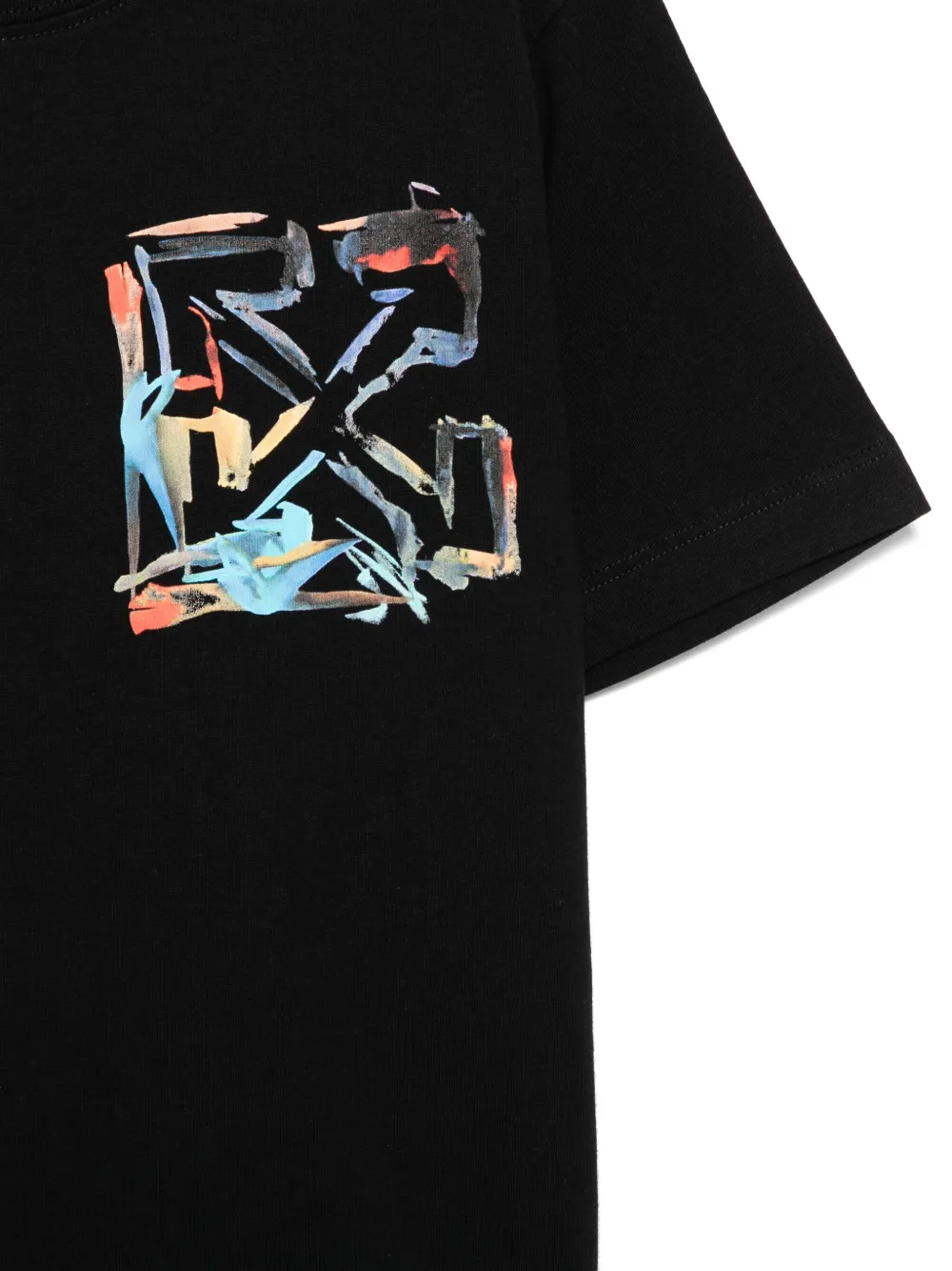 Off-White Kids watercolour-print T-shirt