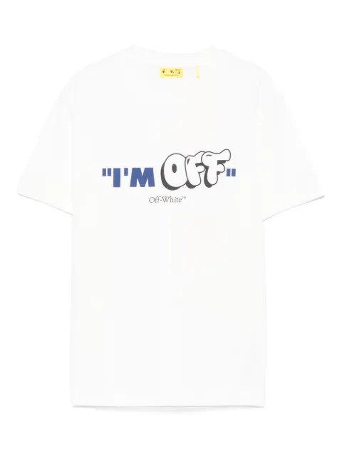 Off-White Kids logo-quote T-shirt