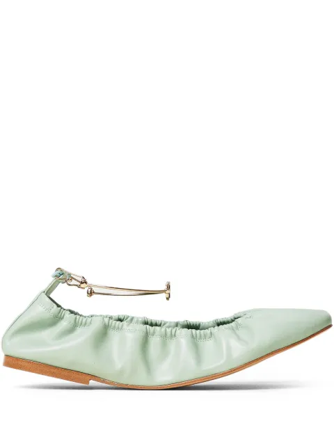 TWINSET flats con tira en el tobillo