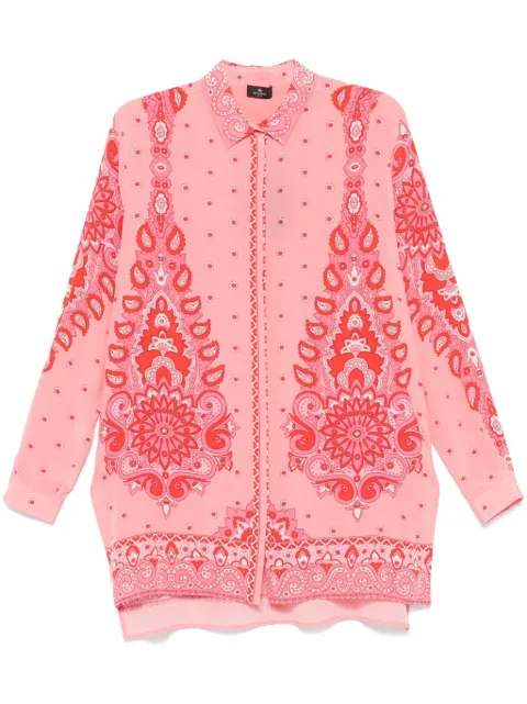 ETRO Hemd mit floralem Paisley-Print