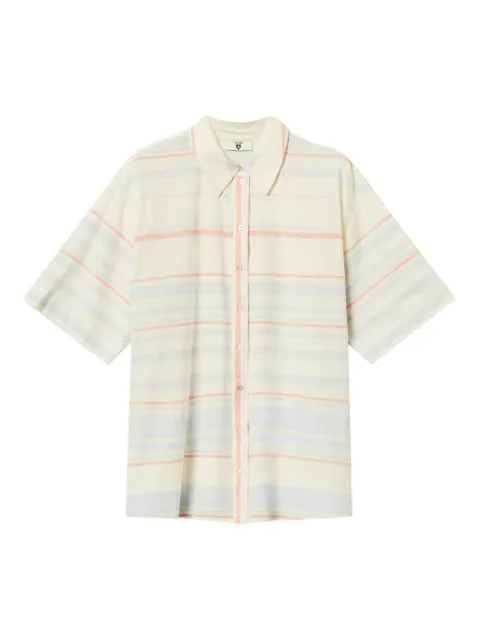 TWINSET striped short-sleeve shirt
