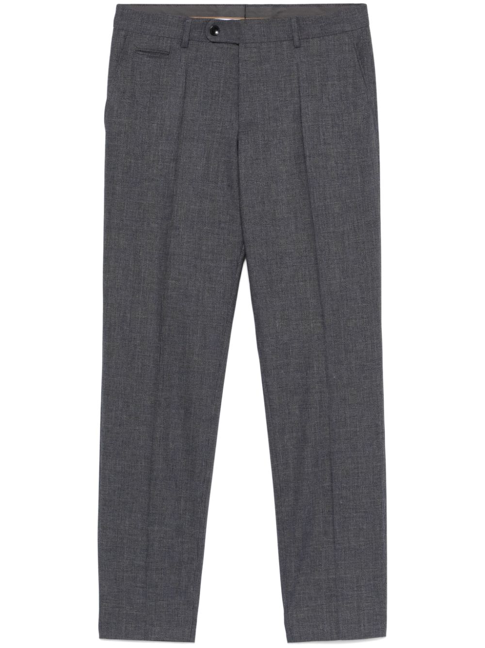 BOSS Prince of Wales-check trousers - Grey