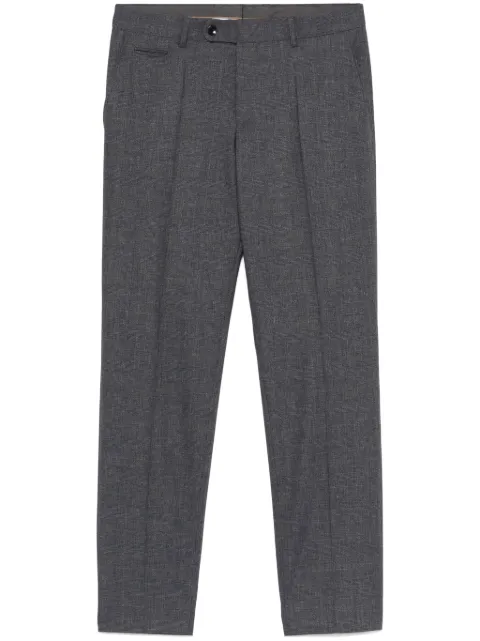 BOSS Prince of Wales-check trousers