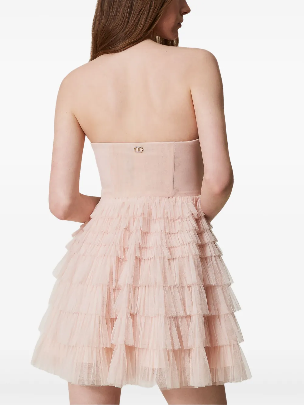 TWINSET Jurk met gelaagd detail Roze