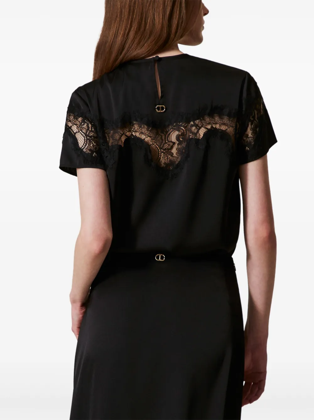 TWINSET Geweven blouse Zwart