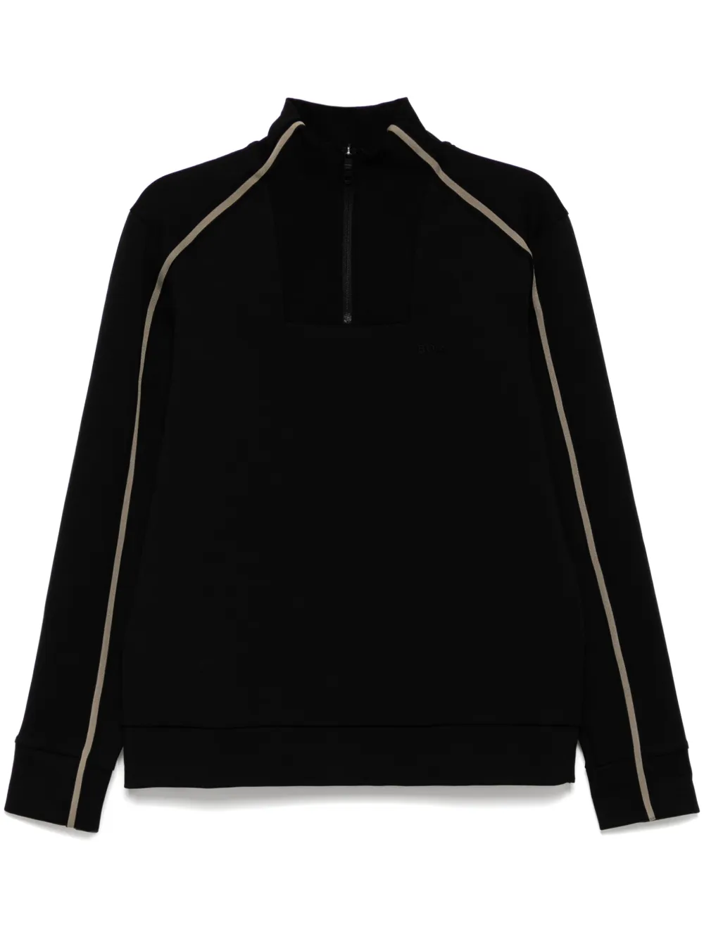 BOSS sudadera Sweat 1 Quarter con cierre | negro | Image 1