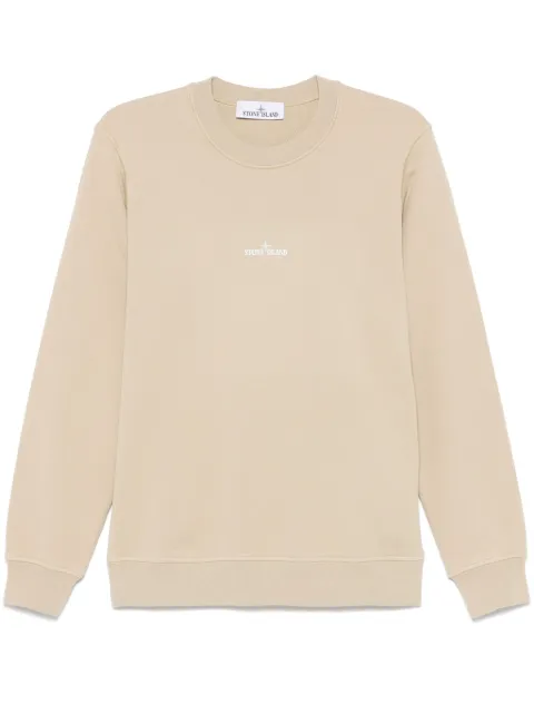 Stone Island sudadera con logo estampado