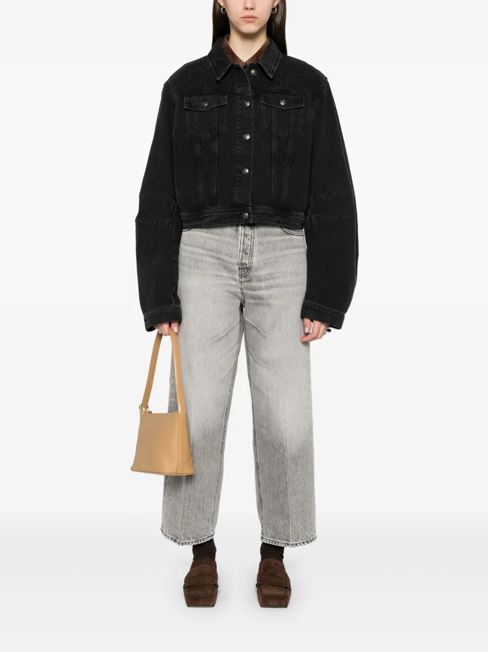 ROTATE BIRGER CHRISTENSEN Denim jack - Zwart