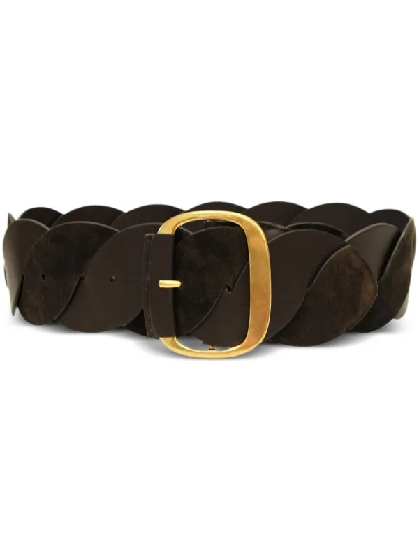 Altuzarra Twist Braid Belt in Brown