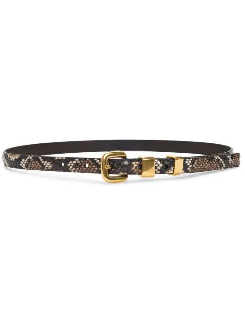 Altuzarra python-print belt