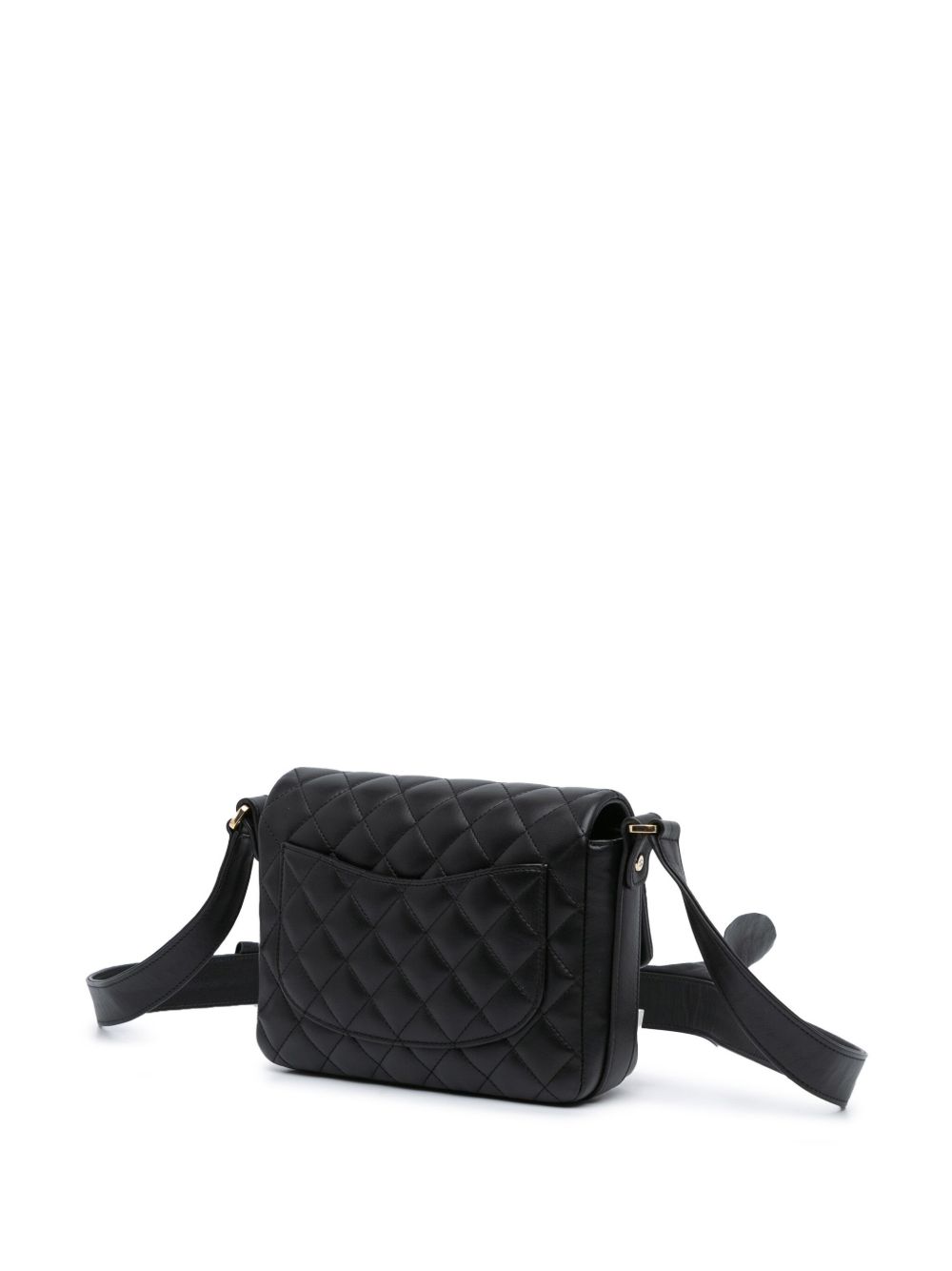 CHANEL Pre-Owned 2020 Quilted Calfskin Bolero de Chanel Flap crossbody bag - Zwart