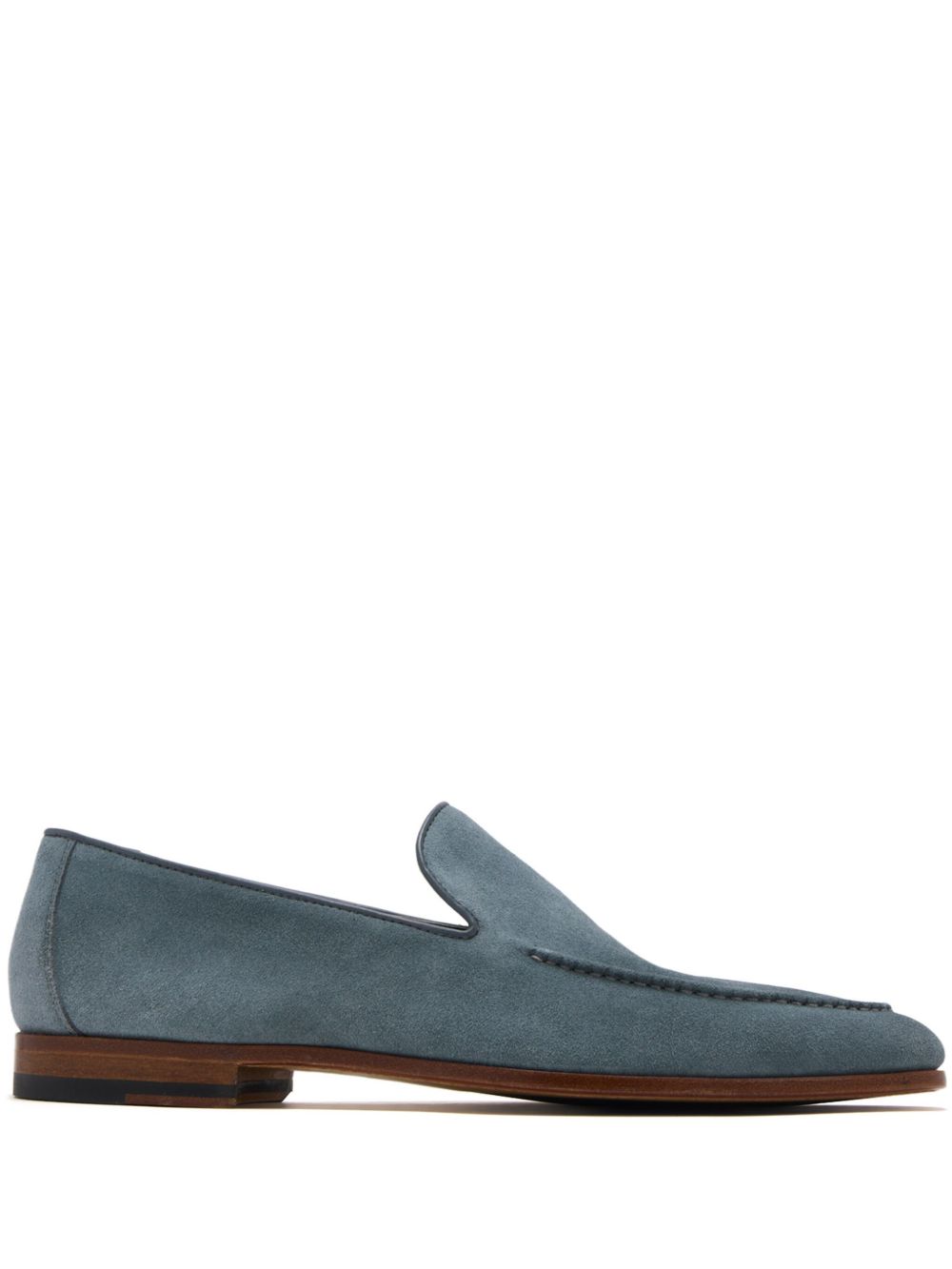 Magnanni suede loafers Blue