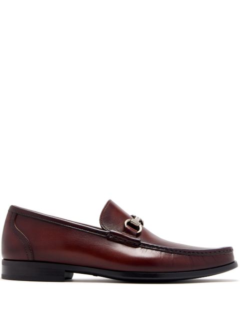 Magnanni burnished-finish loafers