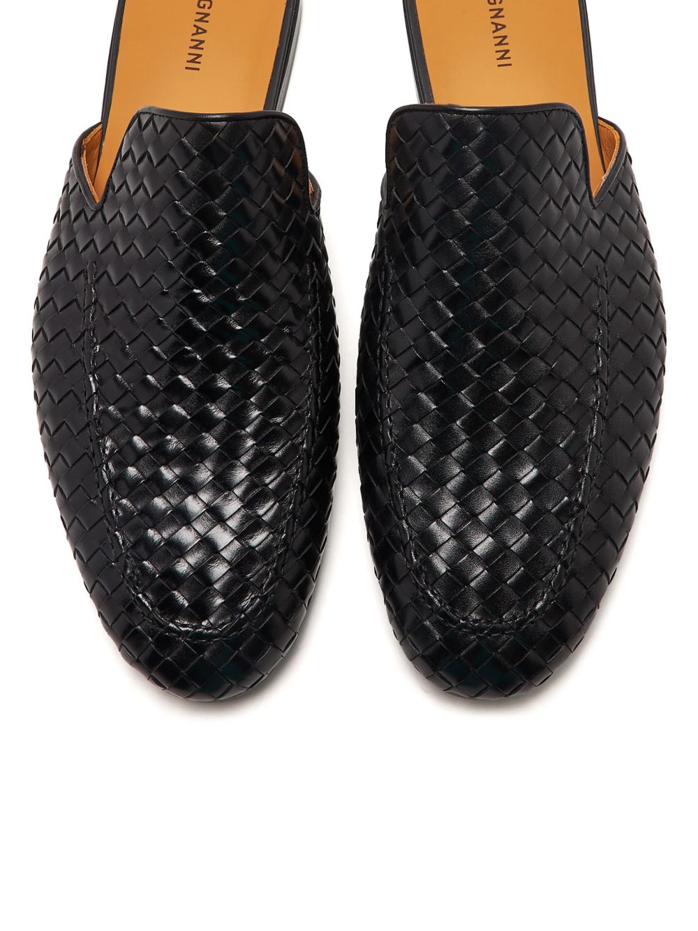 Magnanni leather slippers - Zwart