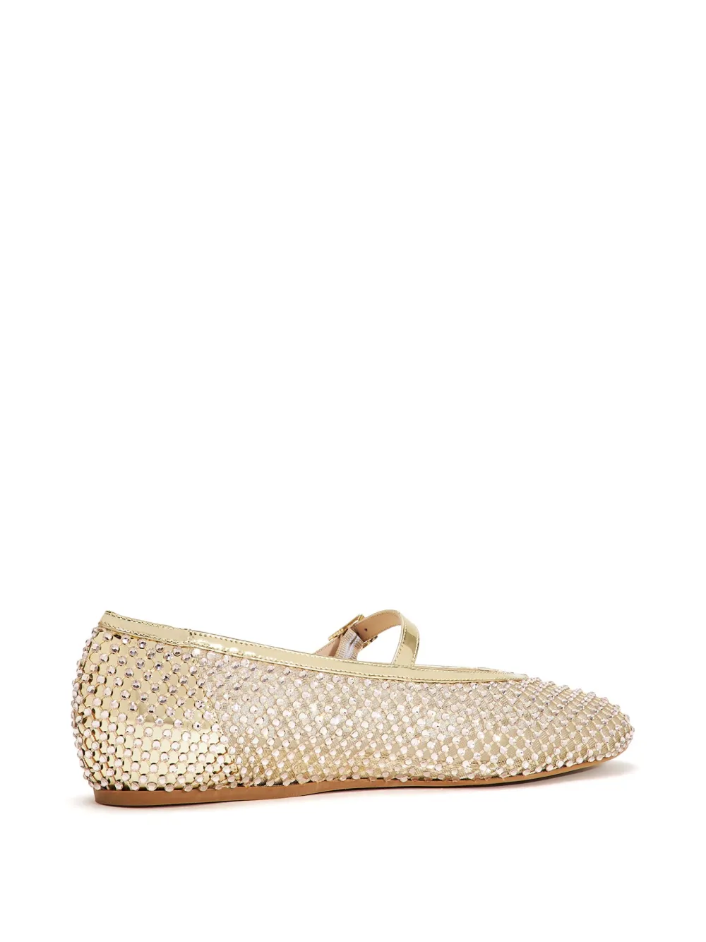 Le Silla Ballerina's verfraaid met studs Goud