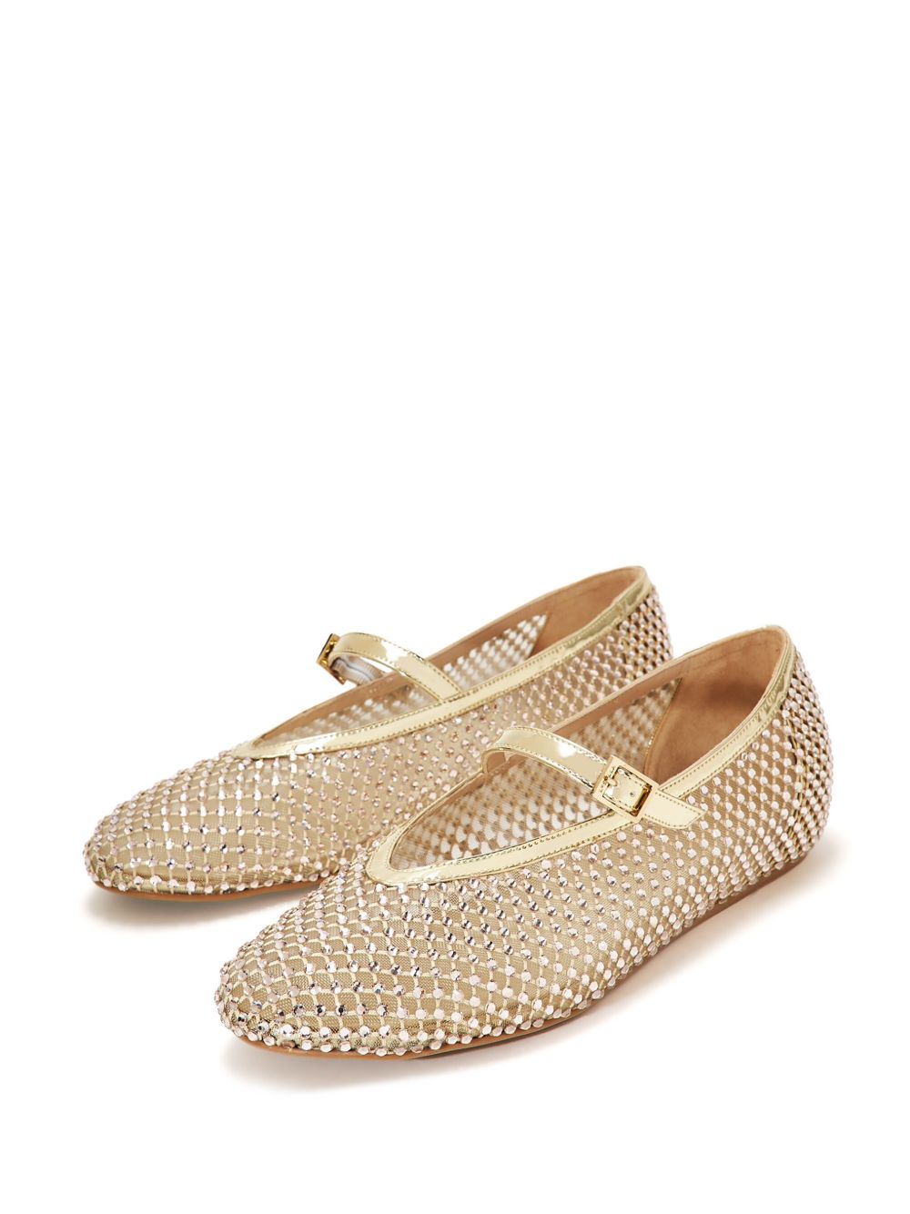 Le Silla stud embellishment ballerina shoes - Goud