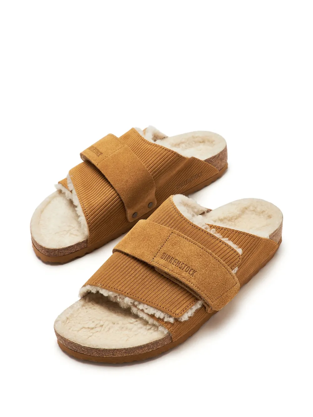Birkenstock Kyoto sandalen Bruin