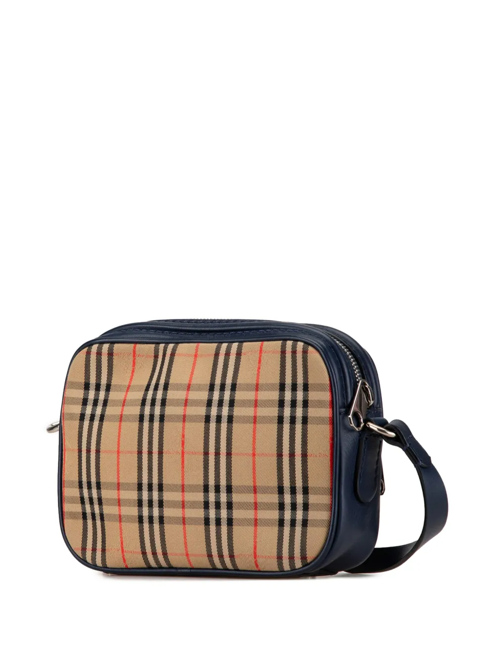 Burberry Pre-Owned 2000 Haymarket Check Canvas 1983 Link crossbody bag - Bruin