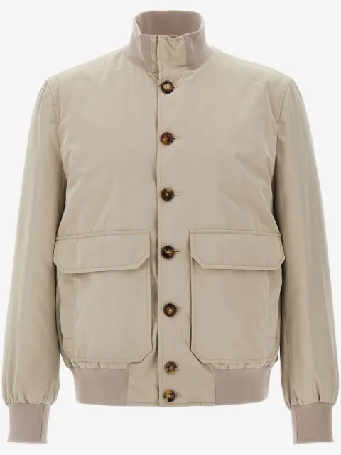 Brunello Cucinelli chamarra bomber impermeable