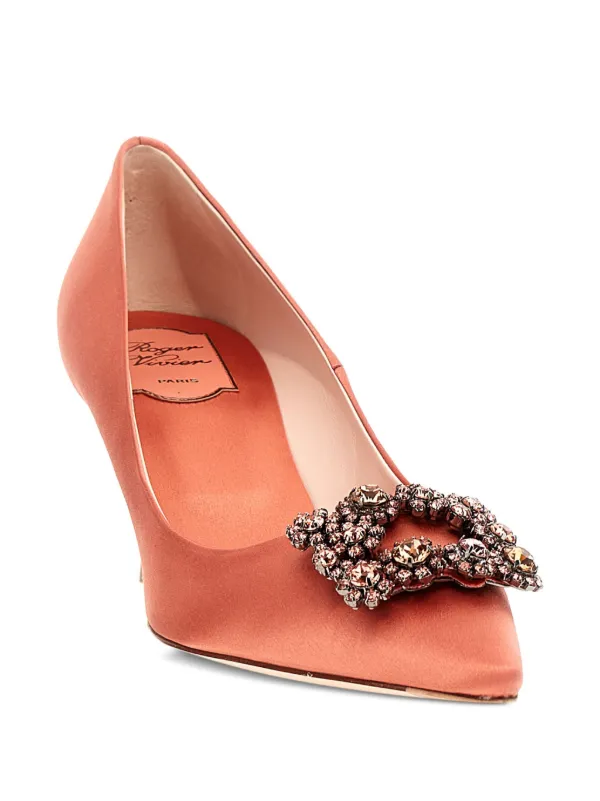 Roger Vivier 65mm Efflorescence Pumps | Pink | FARFETCH