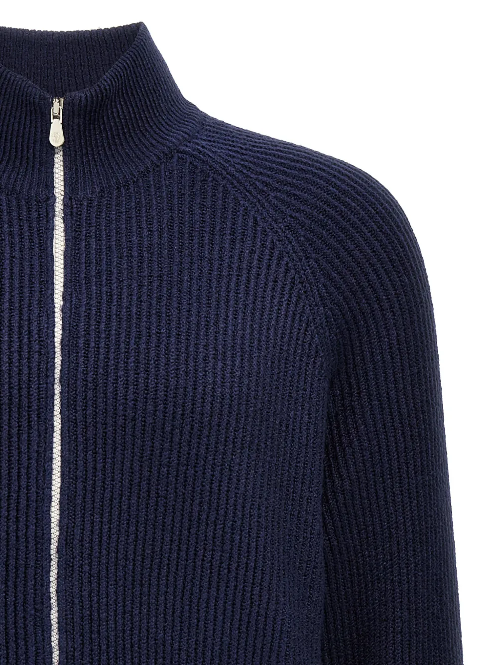 Brunello Cucinelli Geribbeld vest Blauw
