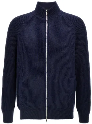 BRUNELLO CUCINELLI ニットカーディガン ネイビー BRUNELLO CUCINELLI - 美品 ブルネロクチネリ BRUNELLO CUCINELLI