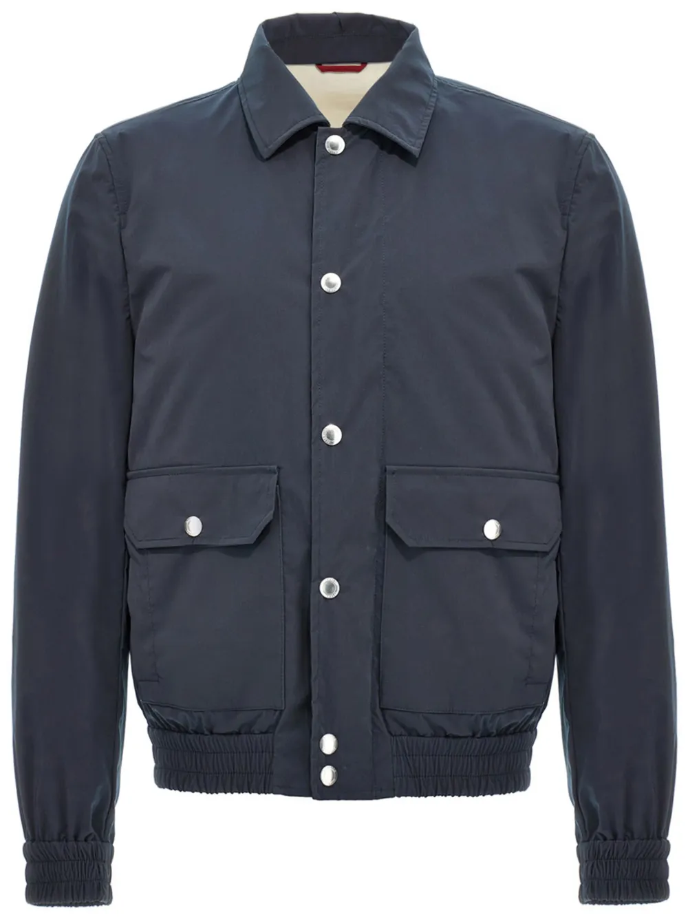 Brunello Cucinelli Waterafstotend shirtjack Blauw