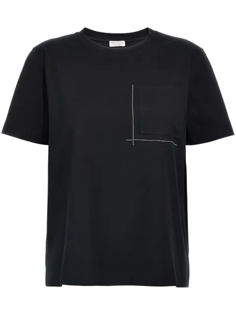 Brunello Cucinelli Monili chain-detail T-shirt 