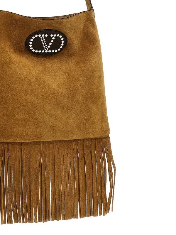 Valentino Garavani Nellcôte ショルダーバッグ | ブラウン | FARFETCH JP