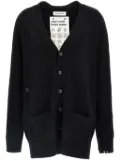 extreme cashmere Nº 117 cardigan - Black